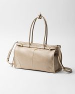 Prada Bonnie Large Leather Handbag - Image 2